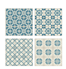  Ceramic Coaster - Indochine tiles 