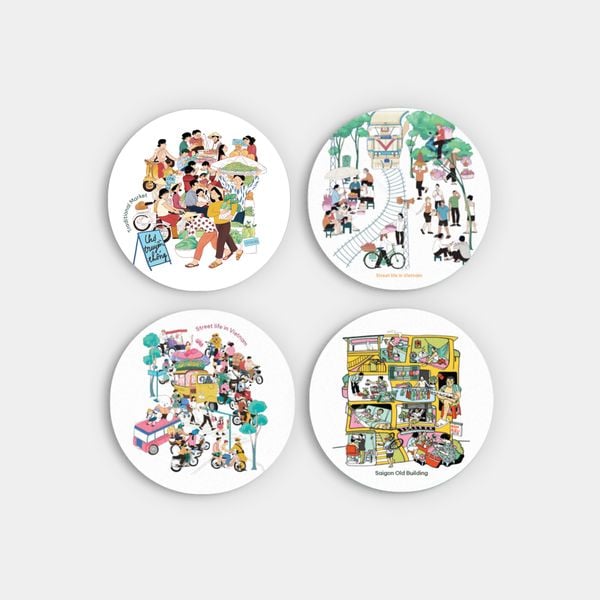  Lót Ly Gốm - Cuộc sống Việt 