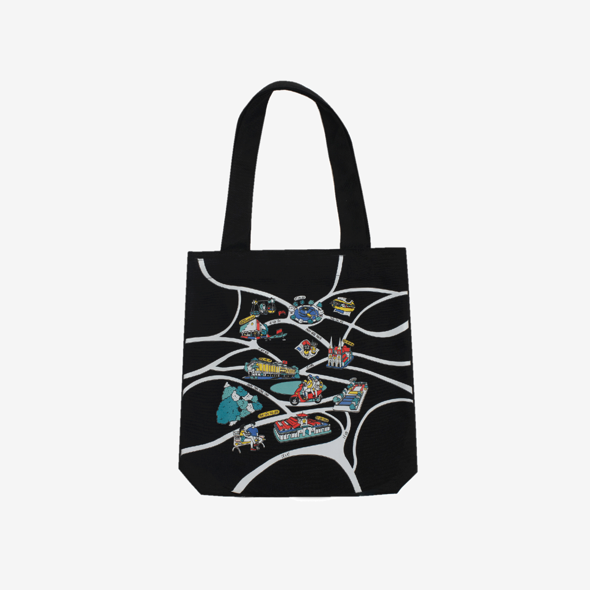  Tote Bag Collection - Saigon Map 