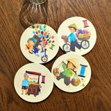  Lót Ly Gốm - Biểu Tượng Việt Nam 