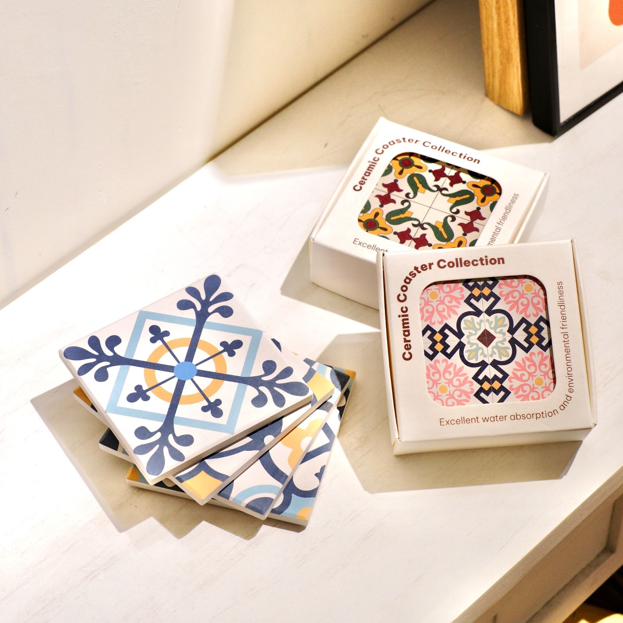  Ceramic Coaster - Indochine tiles 