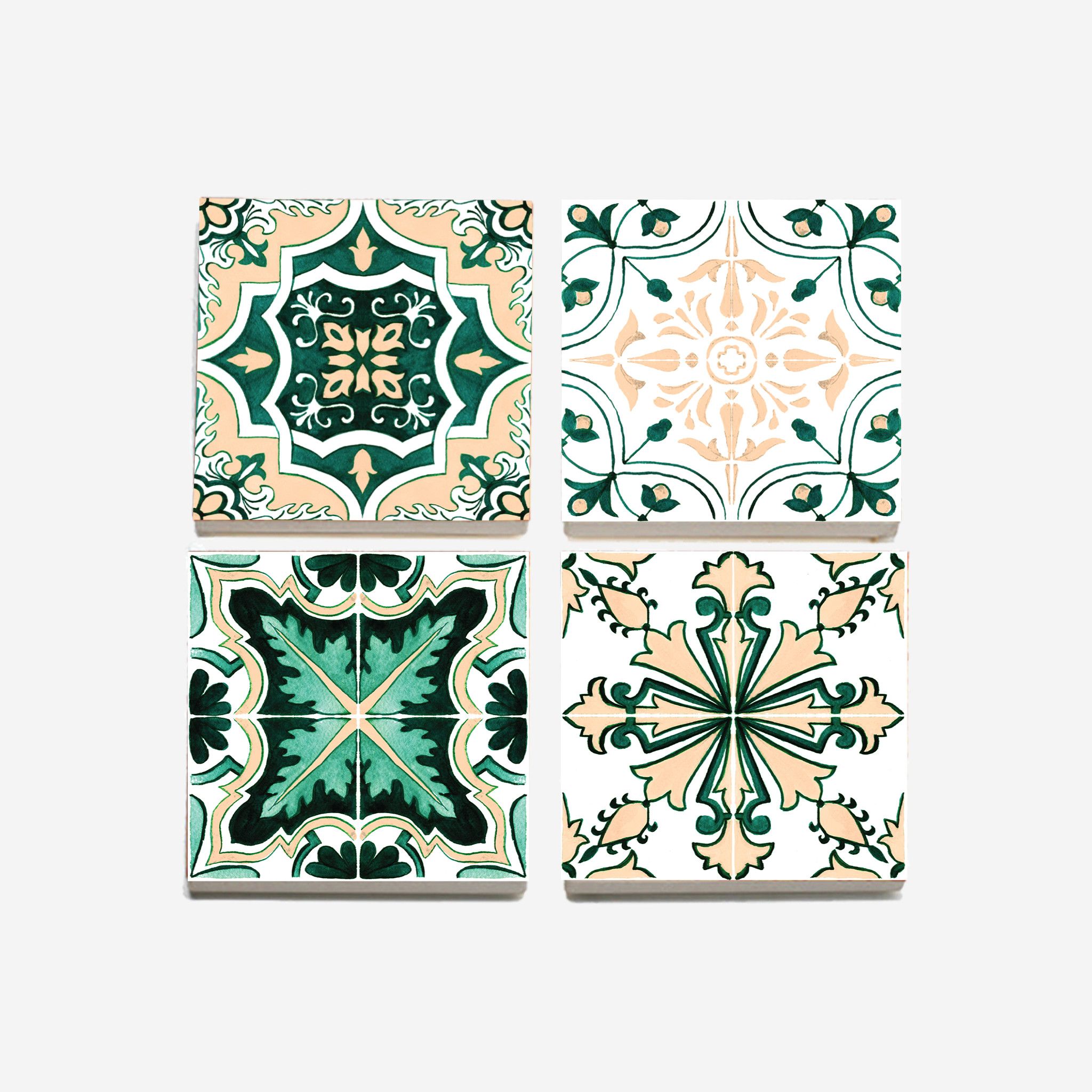 Ceramic Coaster - Indochine tiles 
