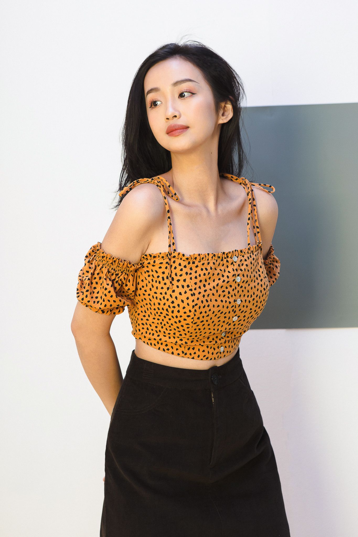  Leopard Strappy Top 