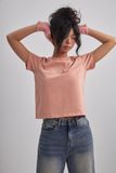  Áo thun cơ bản - Peach Regular Fit T-shirt - LIBÉ 6867 