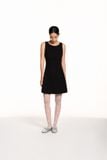  Đầm ngắn - Black Boat Neck Mini Dress - LIBÉ 6840 