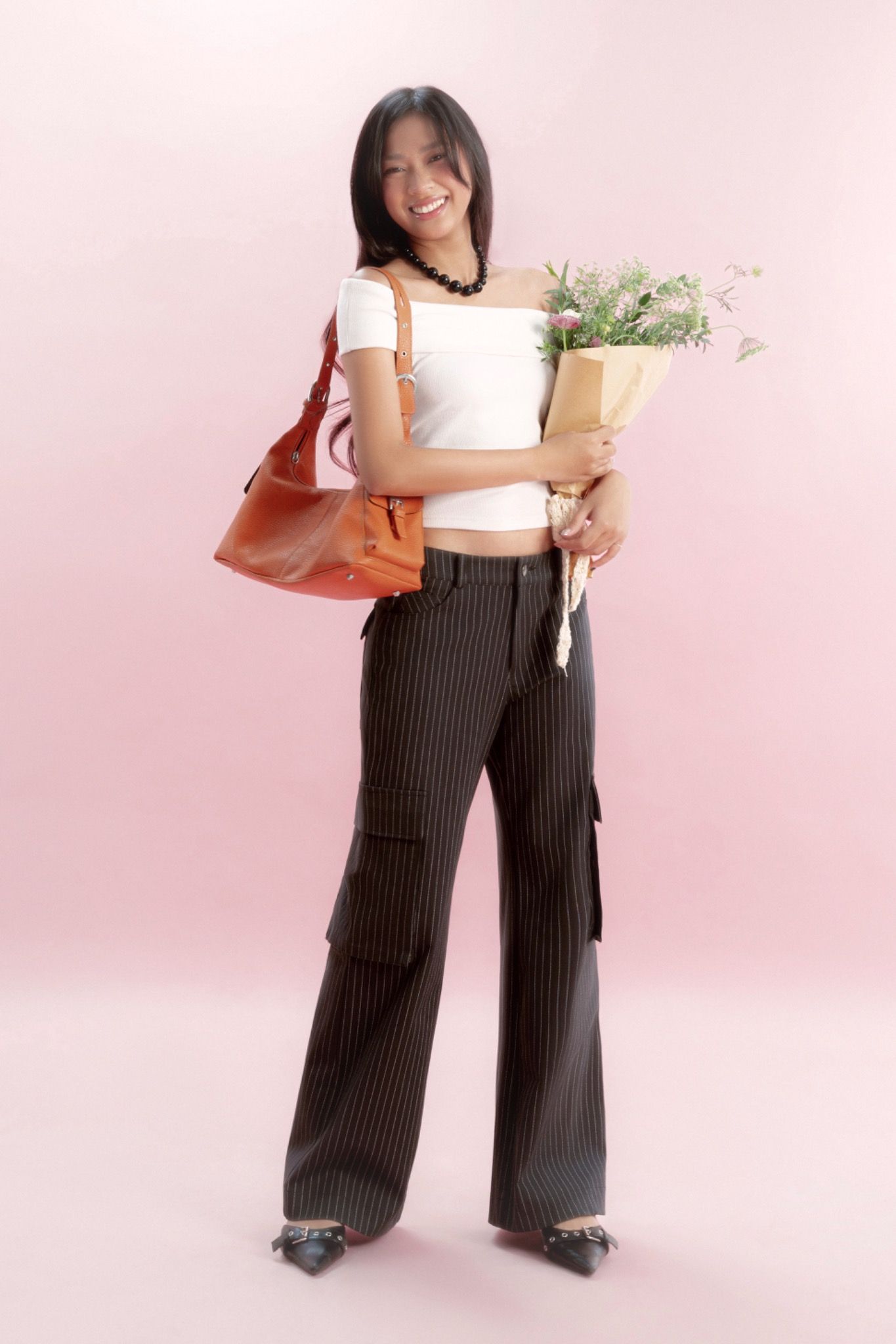  Striped Cargo Trousers 