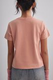  Áo thun cơ bản - Peach Regular Fit T-shirt - LIBÉ 6867 