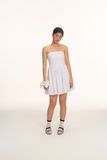  White Tube Mini Dress 