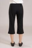  Black Khaki Capri Trousers 