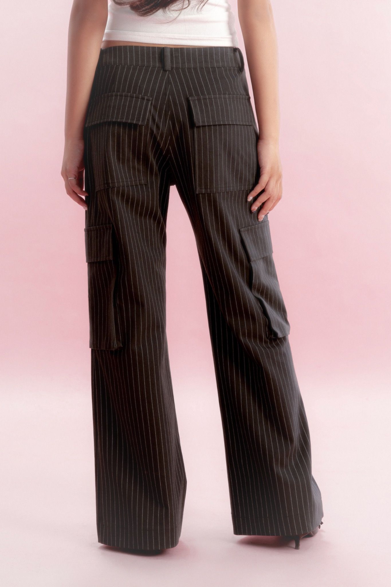  Striped Cargo Trousers 
