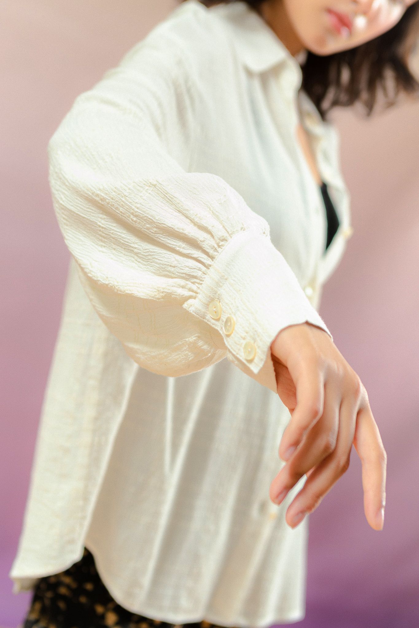  Ivory Oversized Shirt 