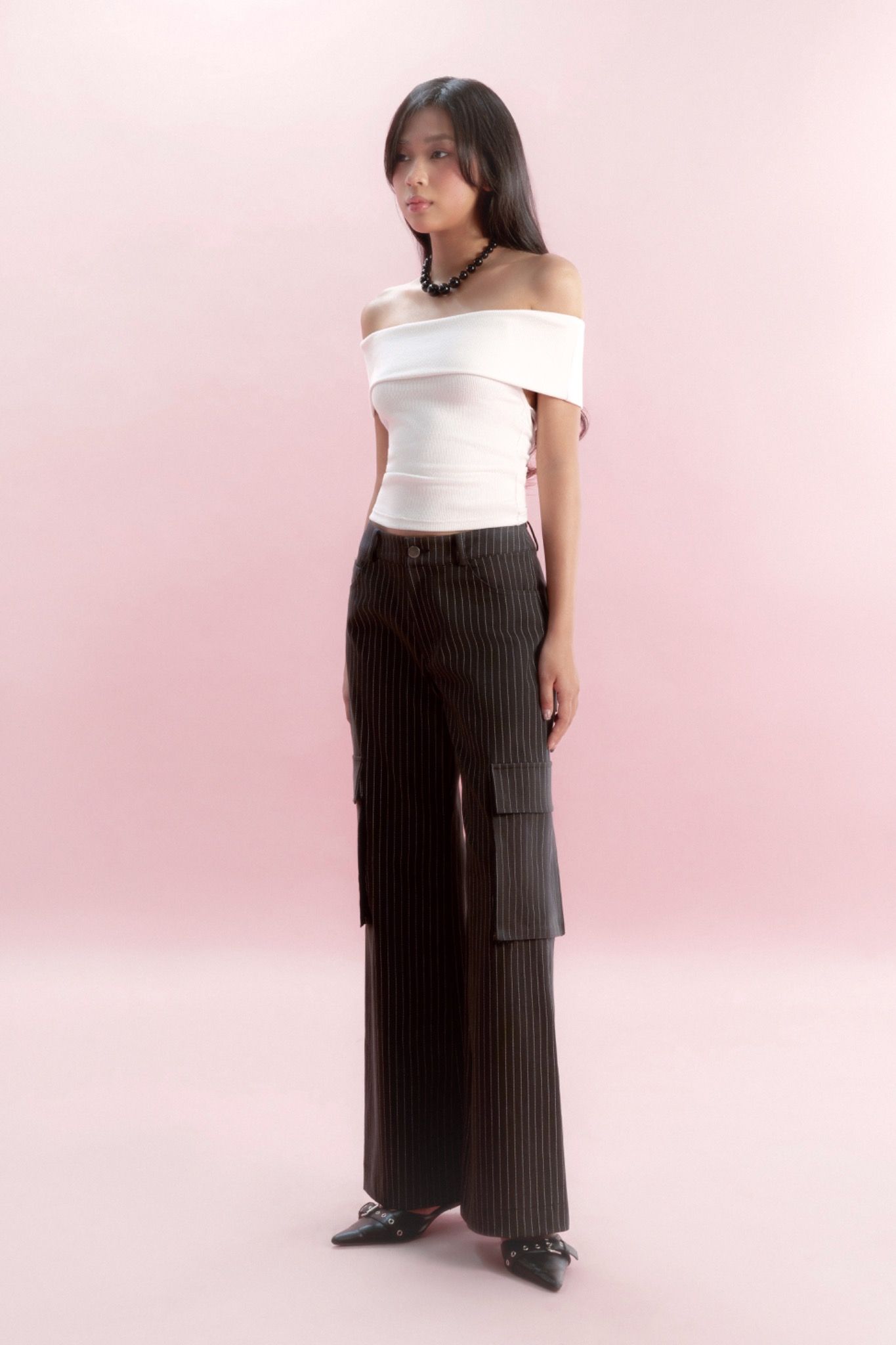  Striped Cargo Trousers 