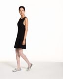  Đầm ngắn - Black Boat Neck Mini Dress - LIBÉ 6840 