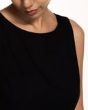  Đầm ngắn - Black Boat Neck Mini Dress - LIBÉ 6840 