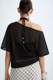  Black Asymmetric Top 