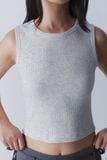  Grey Fitted Tank Top 