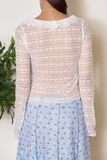  Ruffle Lace Top 