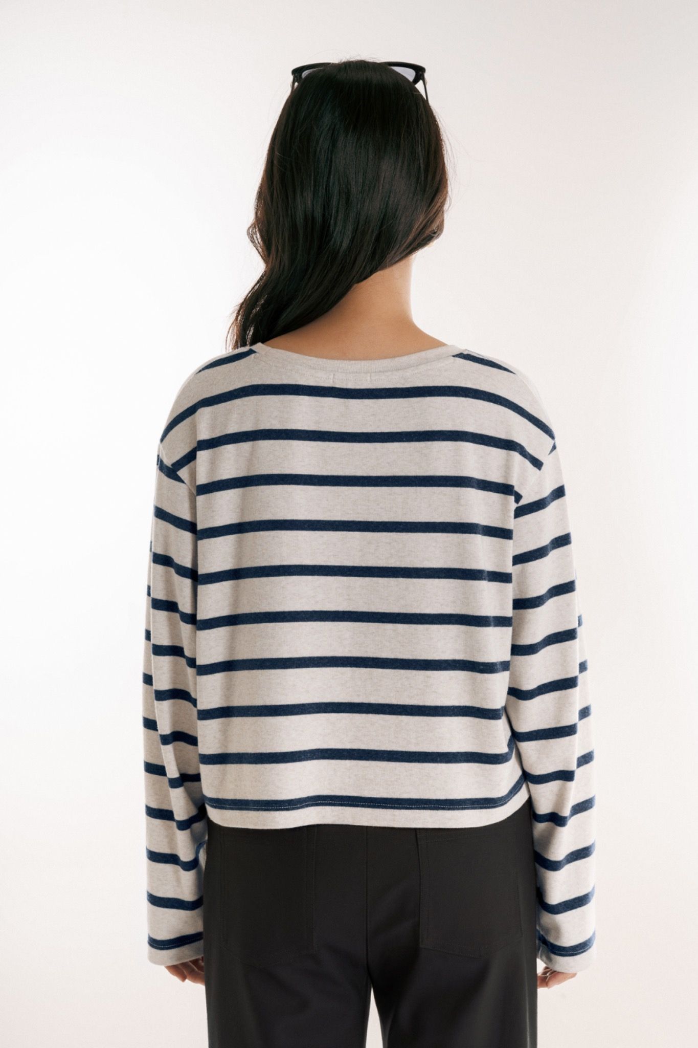  Áo thun cơ bản - Loose Long Sleeves Top - LIBÉ 6812 