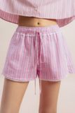  Quần ngắn - Striped Elastic Shorts - LIBÉ 6494 