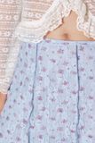  Floral Lace Midi Skirt 