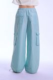  Baby Blue Striped Cargo Pants 