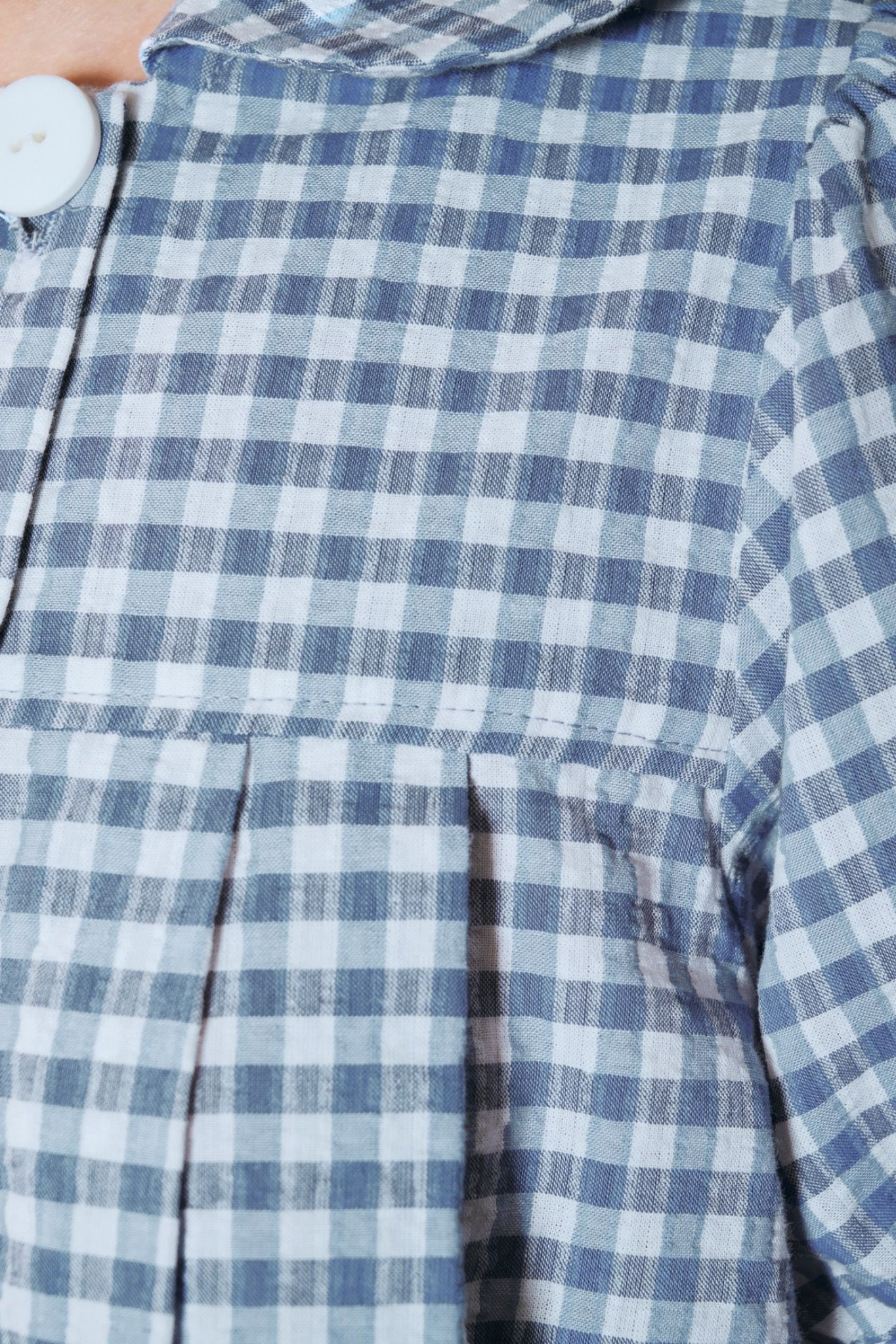  Gingham Babydoll Top 