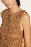  Brown Smocking Top 