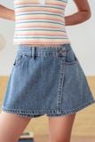  Quần váy - Medium Blue Wash Denim Skorts - LIBÉ 6250 
