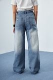  Quần Jeans ống rộng - Light Blue Ripped Jeans - LIBÉ 6885 