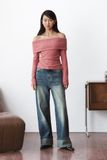  Quần Jeans ống thẳng - High Waist Jeans - LIBÉ 6532 