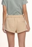  Beige Elastic Shorts 