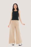  Beige Wide Leg Jeans 