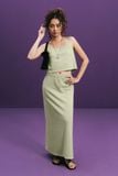  Váy dài - Melon Green Jacquard Maxi Skirt - LIBÉ 6284 