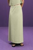  Váy dài - Melon Green Jacquard Maxi Skirt - LIBÉ 6284 