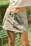  Váy ngắn - Grey Cargo Mini Skirt - LIBÉ 6233 