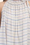  Striped Halter Neck Top 