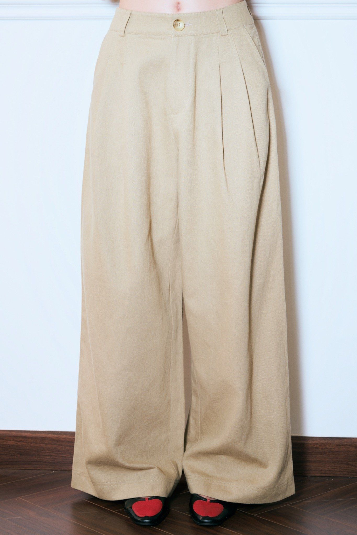  Low Waist Khaki Trousers 