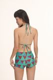  Printed Bikini Shorts Set 