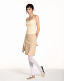  Pleated Mid-Length Skirt 