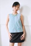 Striped Sleeveless Top 