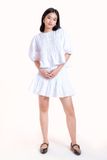  White Smock Mini Skirt 