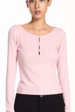  Pink Long Sleeve Top 