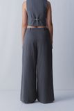  Grey Wide Leg Trousers 