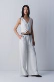  White Wide Leg Trousers 