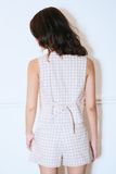  Áo kiểu - Checked Gilet Top - LIBÉ 7149 