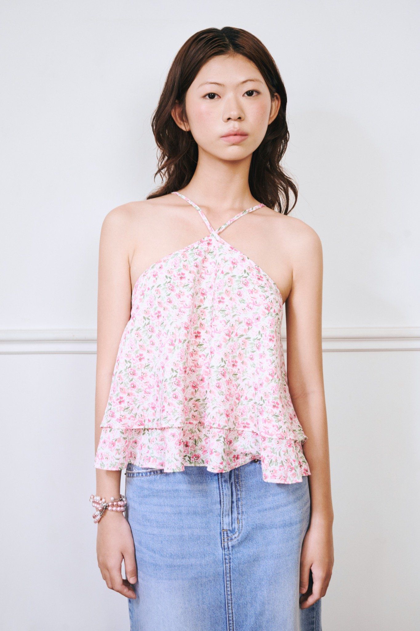  Pink Floral Top 