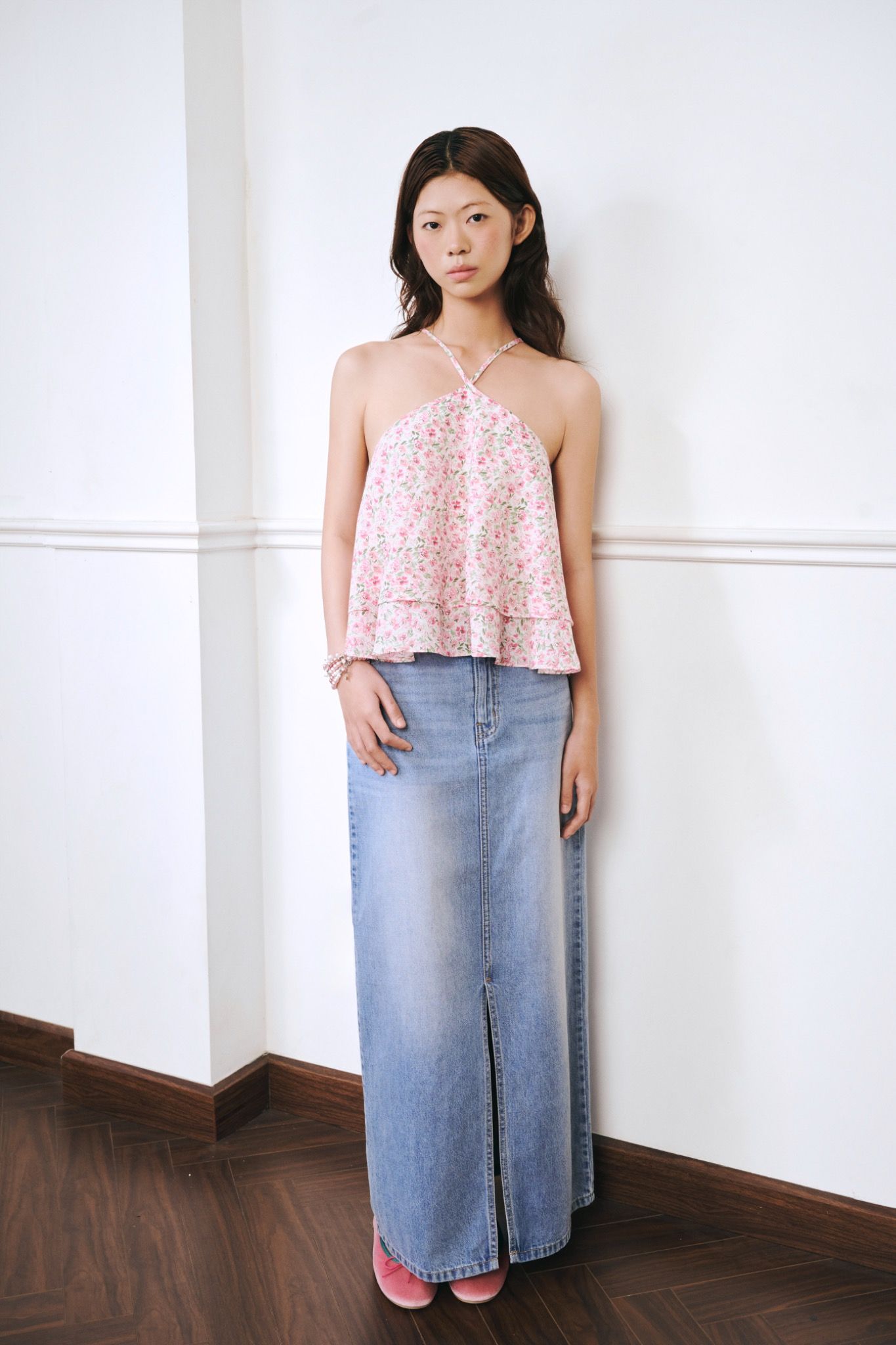  Pink Floral Top 