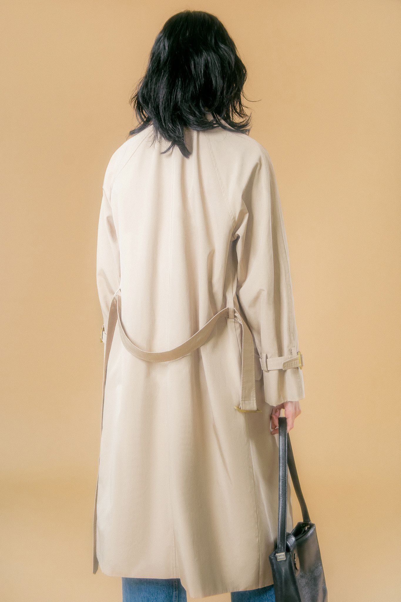  Beige Classic Trenchcoat With Belt 