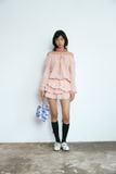  Đầm ngắn - Striped Ruffle Mini Dress - LIBÉ 6801 