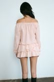  Đầm ngắn - Striped Ruffle Mini Dress - LIBÉ 6801 